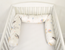 Cylindrical crib bumper – bubbles