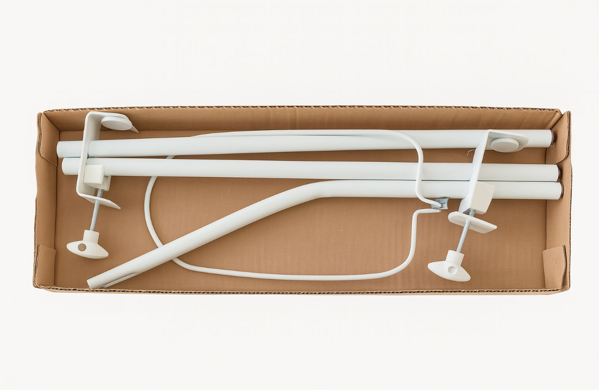 Canopy holder – three-piece, in a cardboard box