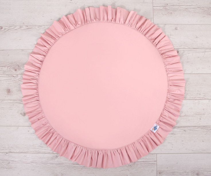 Canopy with play mat – pastel pink
