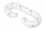 C-shaped pregnancy pillow – white teddy bears