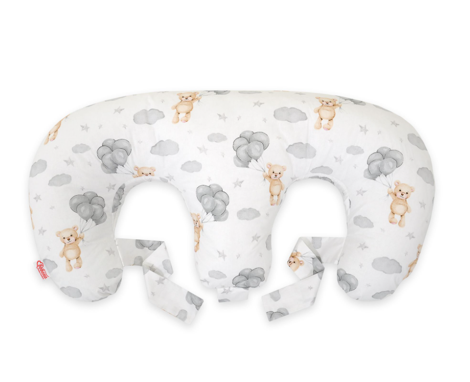 Nursing pillow for twins – teddy bear