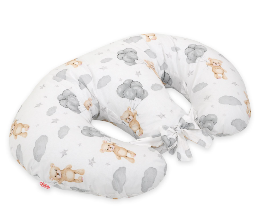 Nursing pillow for twins – teddy bear
