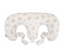 Twin nursing pillow – teddy bear with a bow