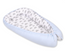 Double-sided baby nest Kokon – grey clouds and blue