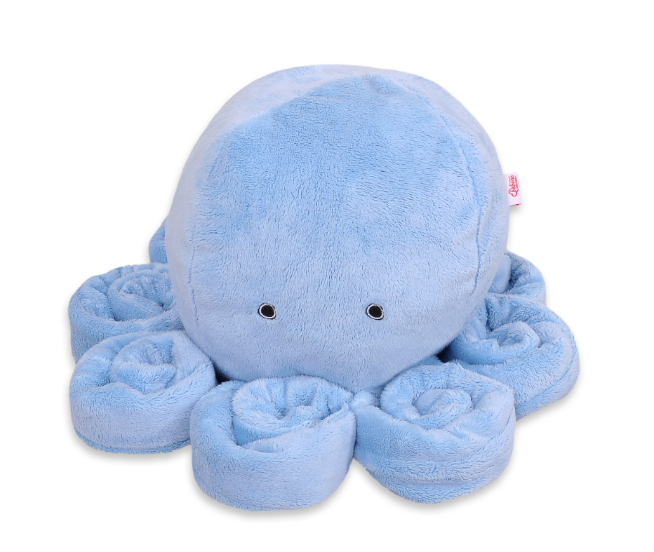 Large plush octopus XXL – blue
