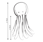 Large plush octopus XXL – pastel purple