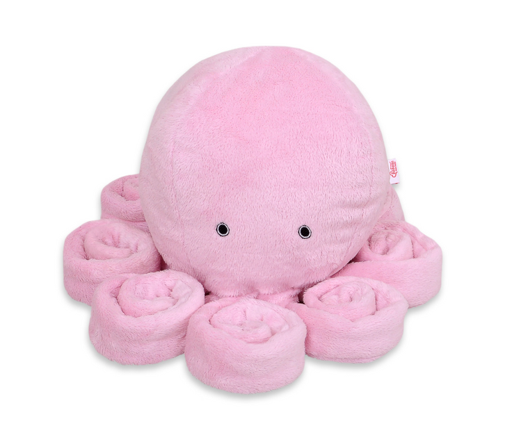 Large XXL plush octopus – pink