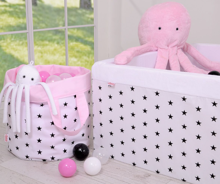 Large XXL plush octopus – pink
