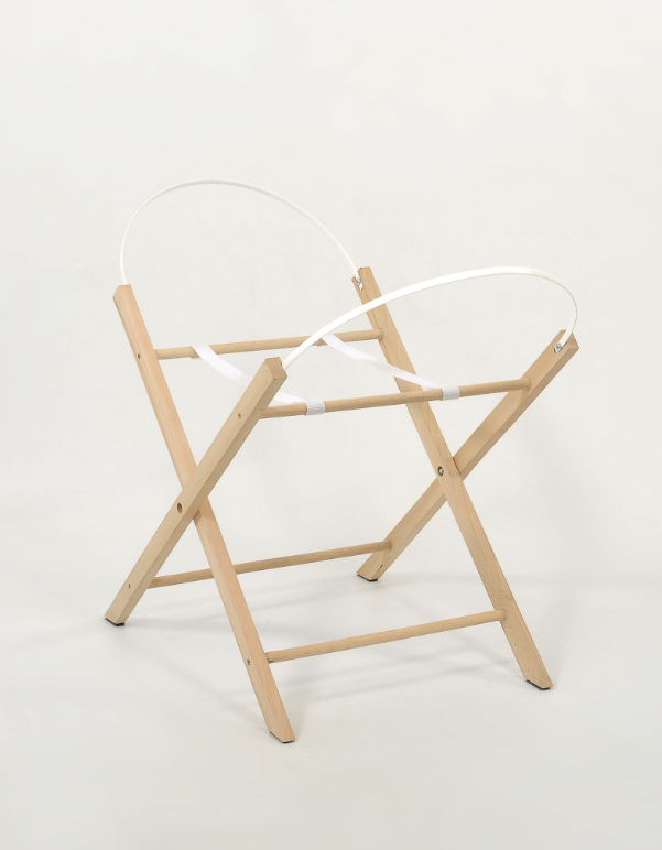 BOHO wooden Moses basket stand – natural
