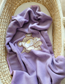 Fleece blanket – Bobi the bear, lilac