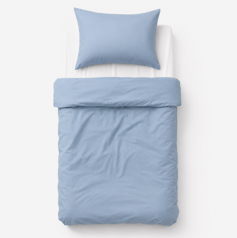 Children's bedding 120 × 90 cm – pastel blue