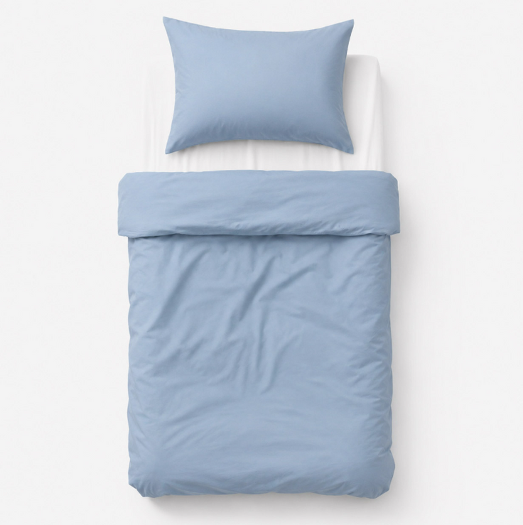 Children's bedding 120 × 90 cm – pastel blue