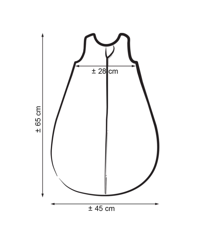 Summer sleeping bag 0–6 months – forest tenderness