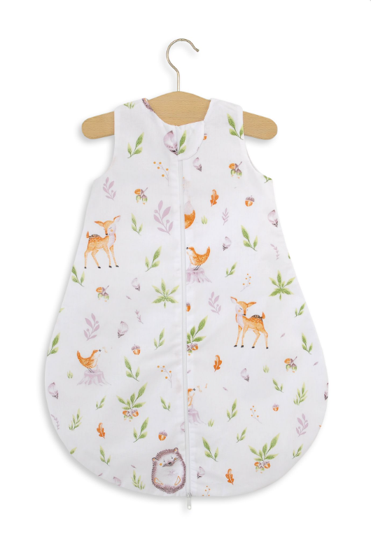 Summer sleeping bag 0–6 months – forest tenderness