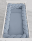XXL Knot Bumper 360 cm – pastel blue