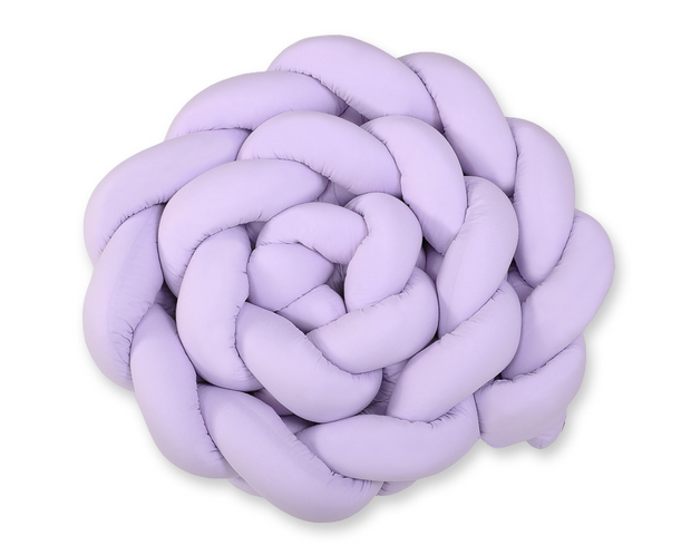 XXL knotted bumper 360 cm – lilac