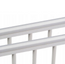 Lesena posteljica Lorenzo III 120 × 60 cm – bela