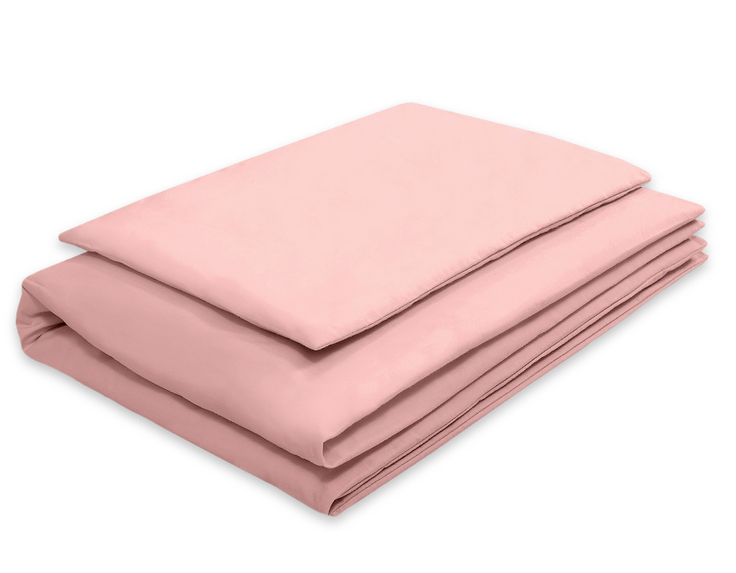 Children's bedding 120 × 90 cm – pastel pink