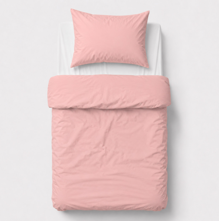 Children's bedding 120 × 90 cm – pastel pink