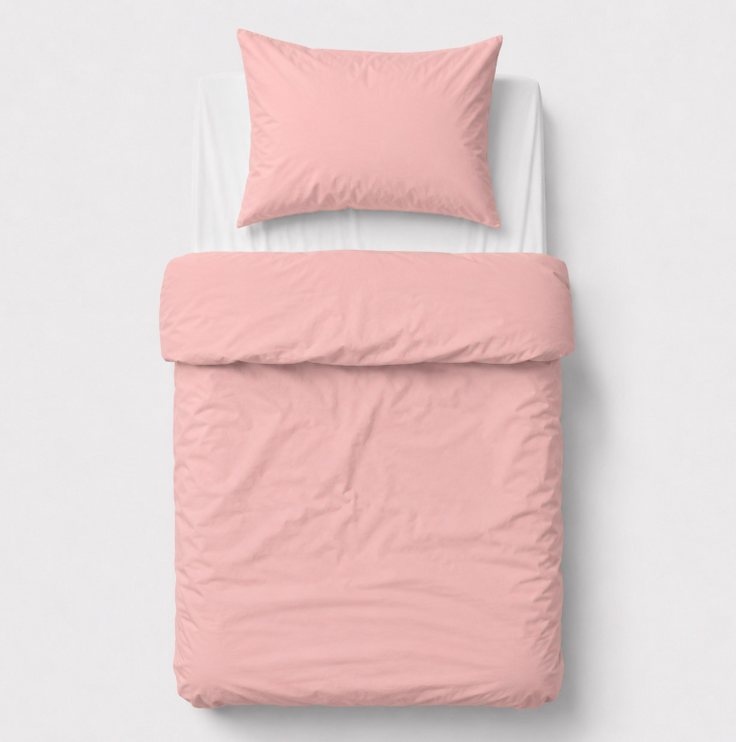 Children's bedding 120 × 90 cm – pastel pink