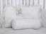 Decorative bolster pillow – grey