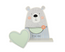Wall shelf – Tobi the teddy bear