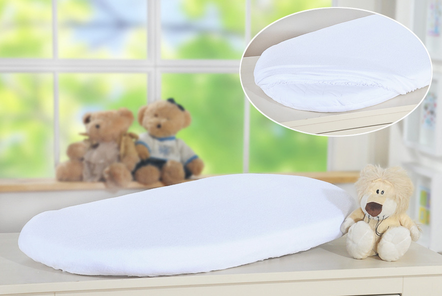 Terry fitted sheet for Moses basket