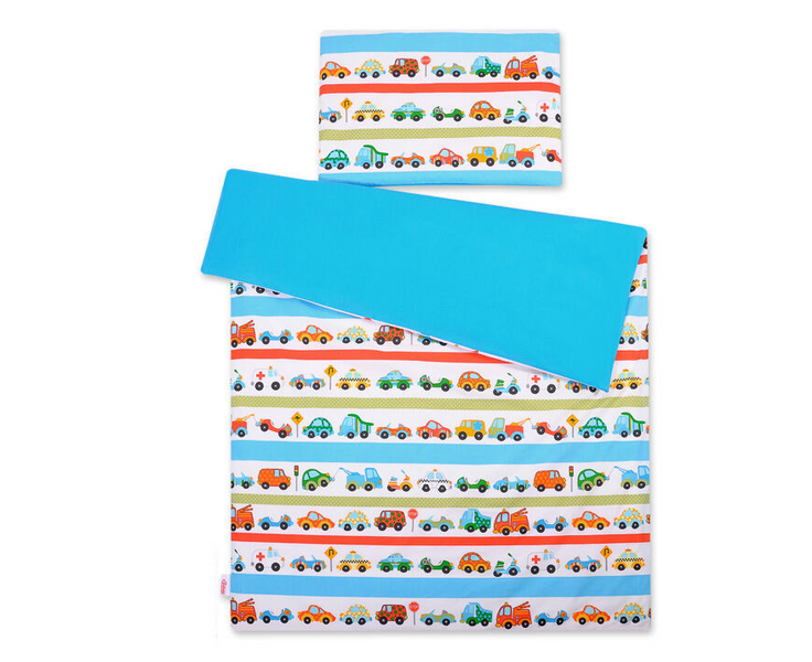 Children's bedding 135 × 100 cm – retro cars