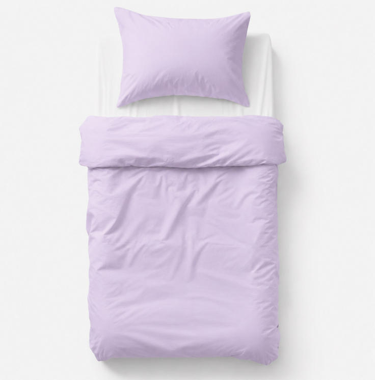Children's bedding 120 × 90 cm – lilac