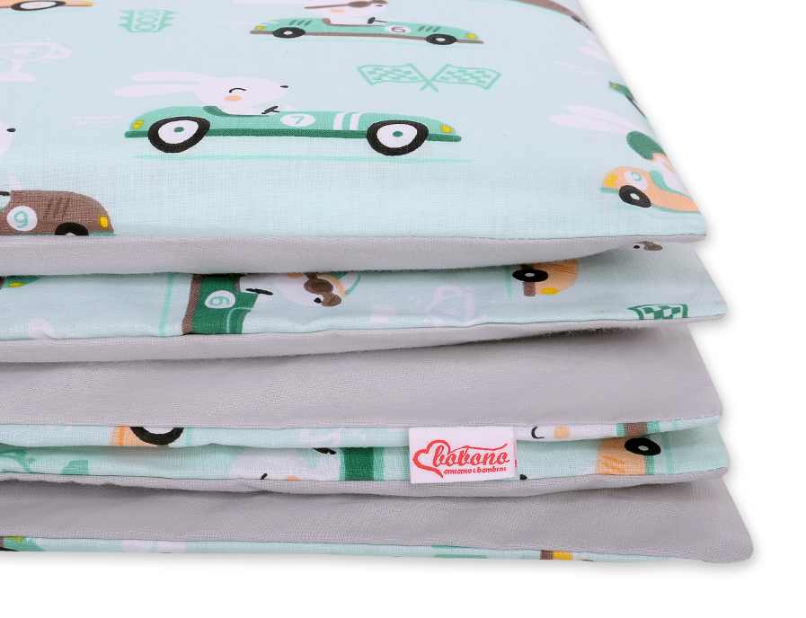 Children's bedding 120 × 90 cm – mint bunnies