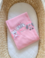 Fleece blanket – owls, bright pink