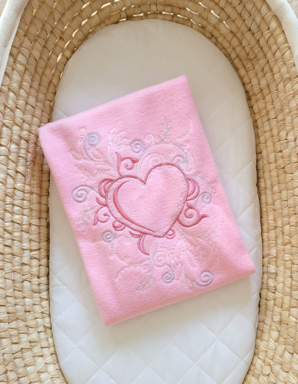 Fleece blanket – elegant light pink