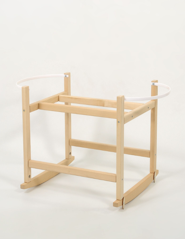 BOHO wooden Moses basket stand – natural