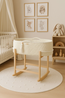 BOHO wooden Moses basket stand – natural