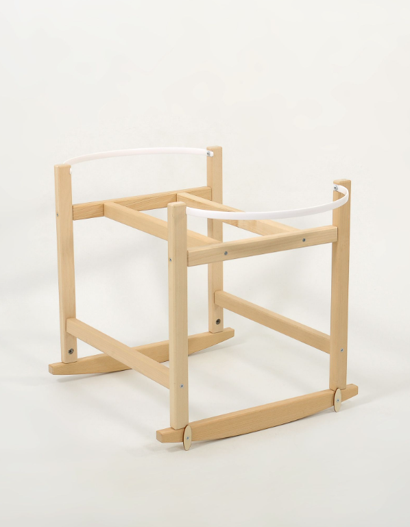 BOHO wooden Moses basket stand – natural