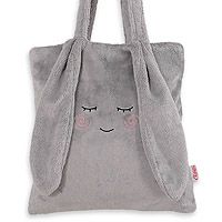 Children's bunny handbag – grey