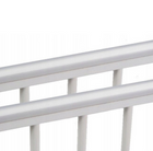 Lorenzo III wooden crib 120 × 60 cm – white-gray